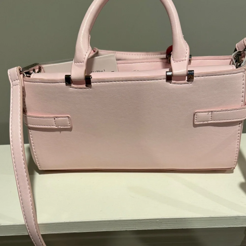 Steve Madden Pink Crossbody Bag with Red Charms - Picture 5 of 8